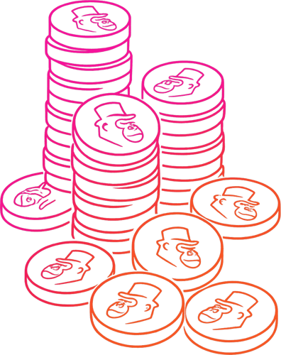 pile of coins